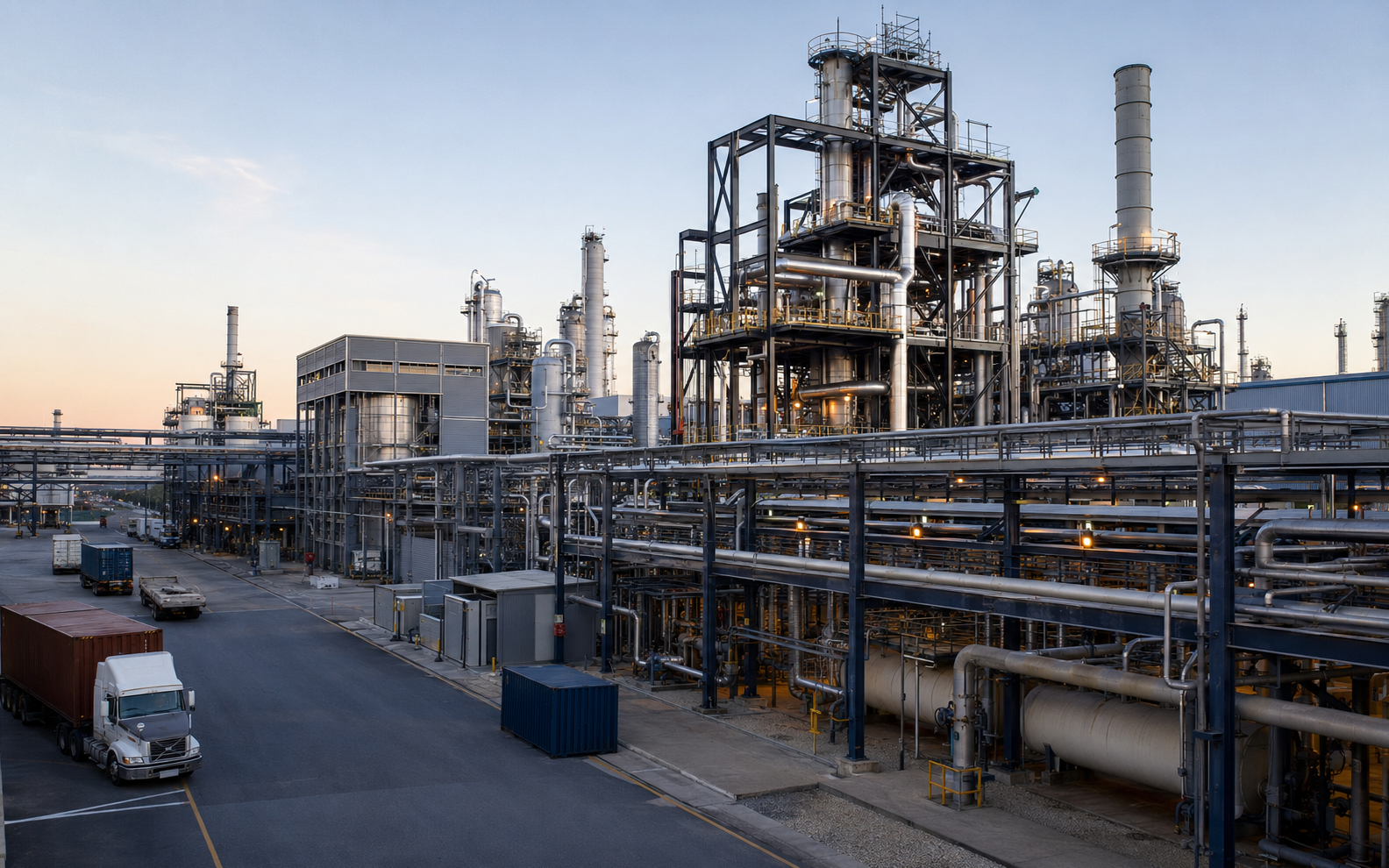 Large-scale industrial infrastructure and logistics