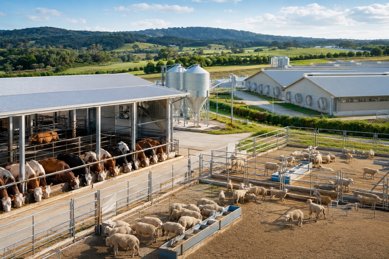 Integrated livestock and poultry farm development